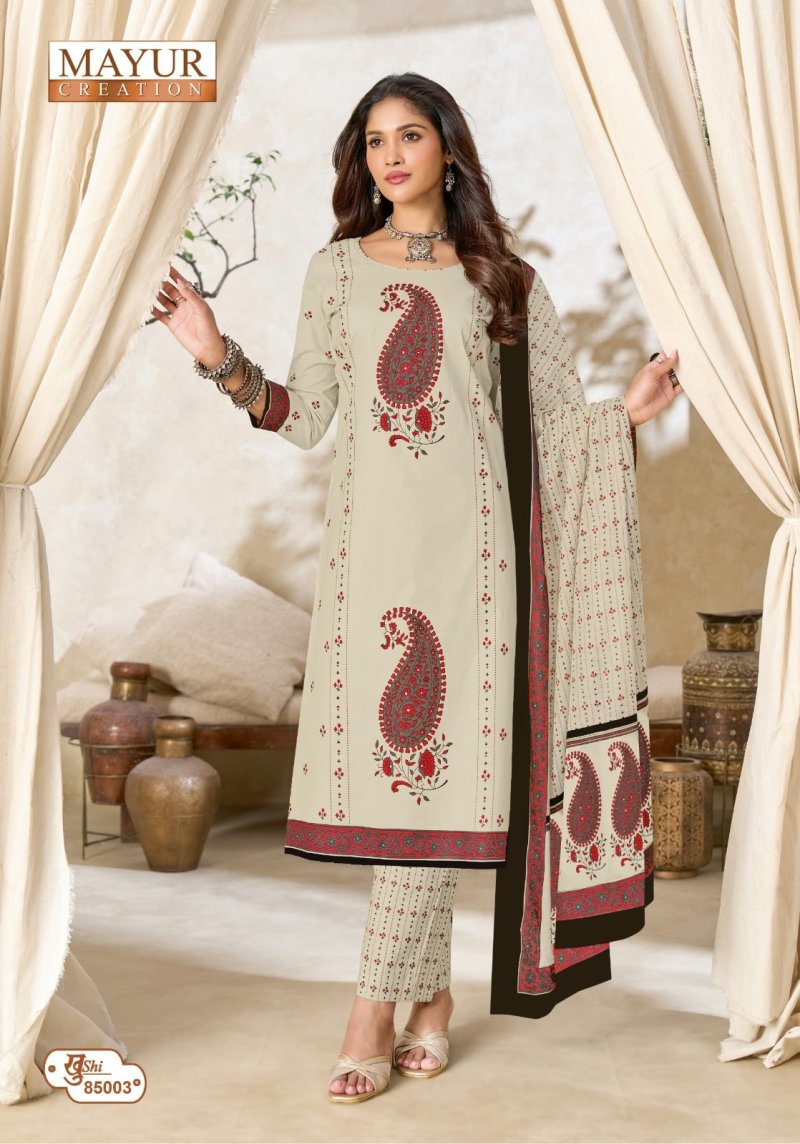 Khushi Vol 85 By Mayur Cotton Printed Dress Material